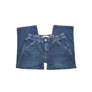 Levi's Mid-Rise Straight Crop Jeans